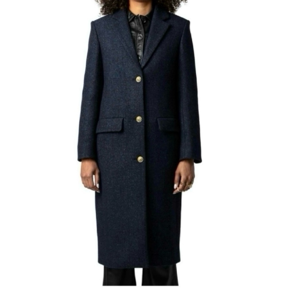 ZADIG & VOLTAIRE Mio Wool Blend Coat ~ NWT